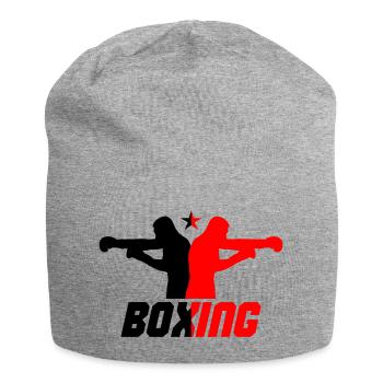 Boxer - Jersey-Beanie - Grau meliert - Vorne