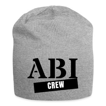 Abi Crew - Abitur Abschluss Jahrgang Abifahrt - Jersey-Beanie - Grau meliert - Vorne