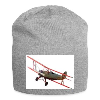 Doppeldecker - Jersey-Beanie - Grau meliert - Vorne