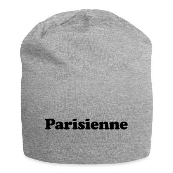 Paris - Jersey Beanie - heather grey - Front