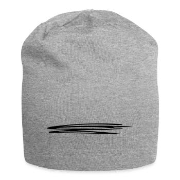 Sweeping lines | Vectorgraphic = Change Colors - Jersey Beanie - heather grey - Front