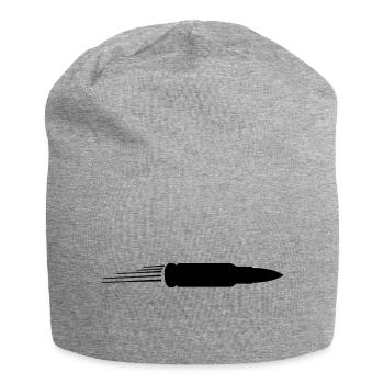 Bullet - Jersey Beanie - heather grey - Front