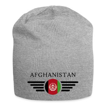Ich liebe Afghanistan, Eleganz Stil Design T-Shirt - Jersey-Beanie - Grau meliert - Vorne