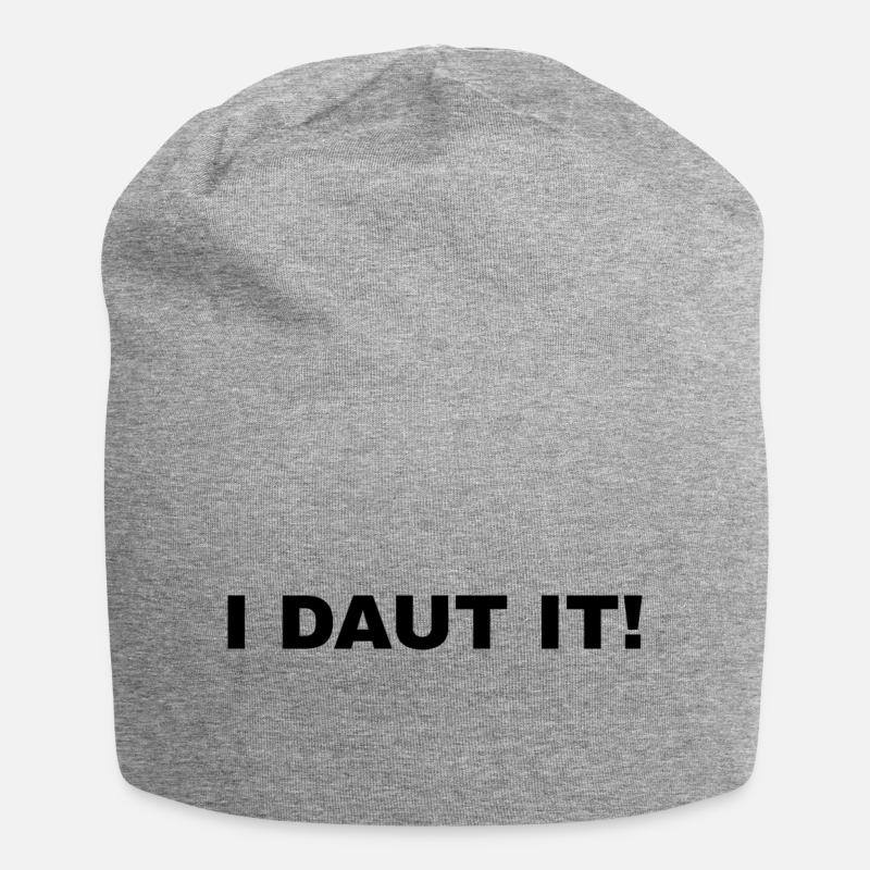 I DAUT IT! - Jersey Beanie - heather grey