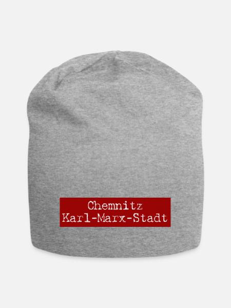 chemnitz - Jersey-Beanie - Grau meliert
