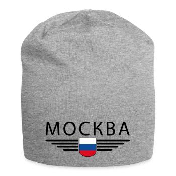 T-Shirt Moscou – Métropole de l’Elégance - Bonnet en jersey - gris chiné - Devant