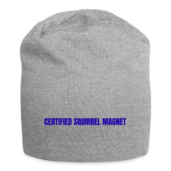 Einzigartig - Jersey-Beanie - Grau meliert - Vorne
