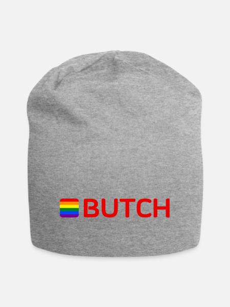 BUTCH - Jersey-Beanie - Grau meliert
