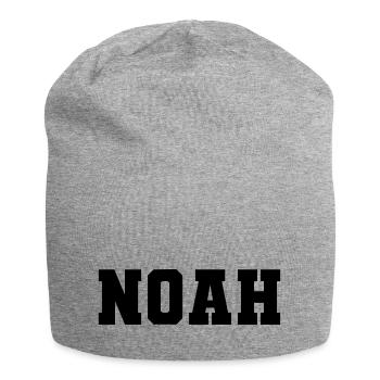 Nom - Noah - Bonnet en jersey - gris chiné - Devant