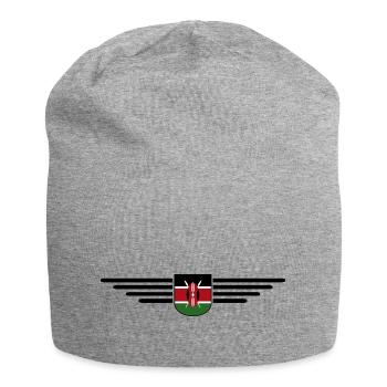 Nairobi Design für Kenia-Liebhaber - Jersey-Beanie - Grau meliert - Vorne