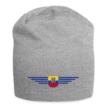 Ecuador Fans T-Shirt Design - Jersey Beanie - heather grey - Front