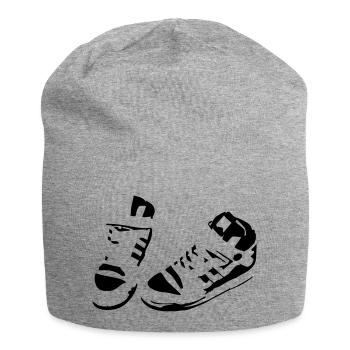Sport Schuhe - Jersey-Beanie - Grau meliert - Vorne