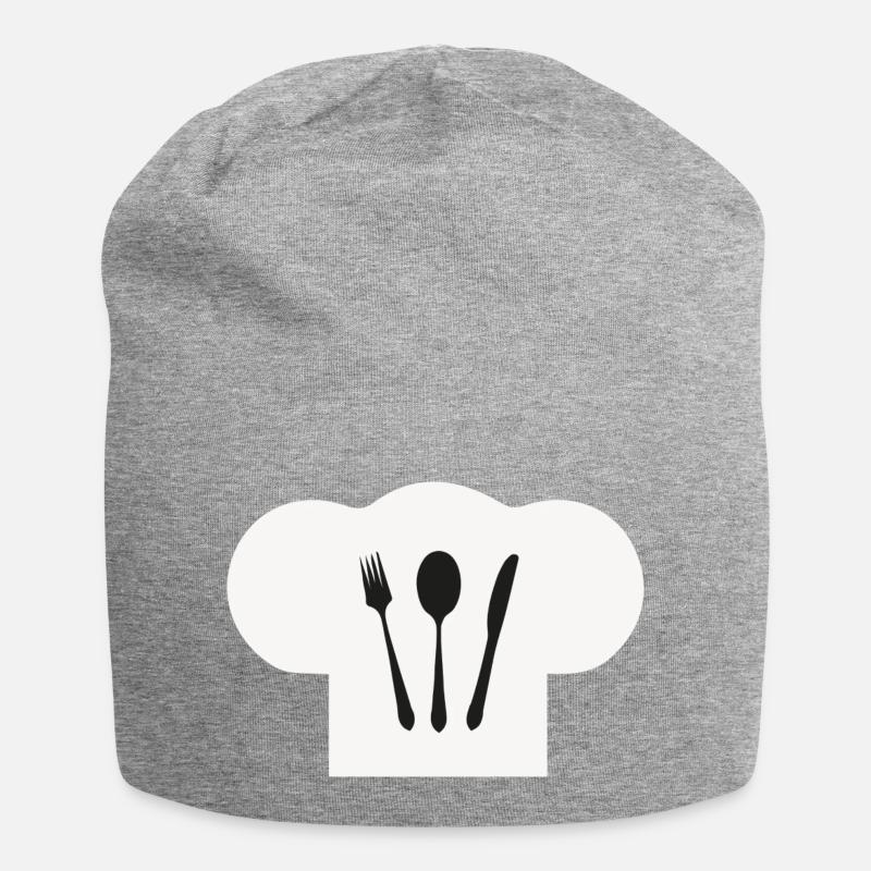 Hat Chef s - Jersey Beanie - heather grey