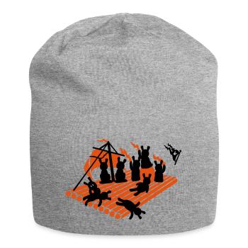 Floß der Medusa / medusas raft (2c) - Jersey Beanie - heather grey - Front