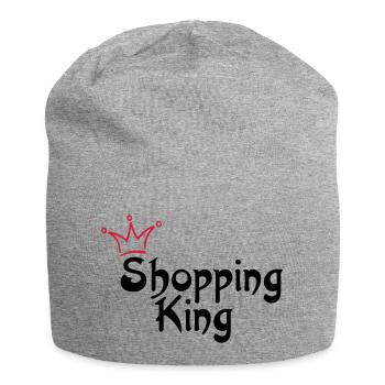 SHOPPING KING - Bonnet en jersey - gris chiné - Devant