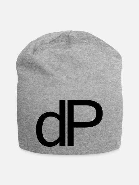 dP klein - Jersey-Beanie - Grau meliert