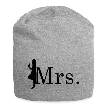 Mr. & Mrs. Partner Look Agent (Part 1) - Jersey Beanie - heather grey - Front