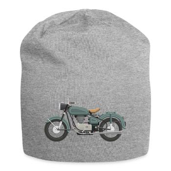 moto - Bonnet en jersey - gris chiné - Devant