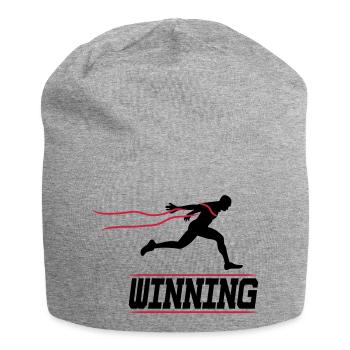 running runner winning 2c I - Jersey-Beanie - Grau meliert - Vorne