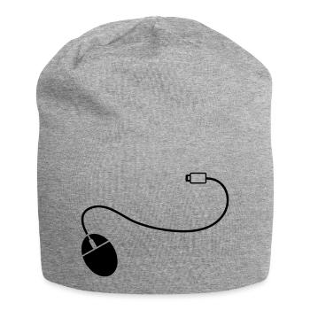 mouse_cursor__f1 - Jersey-Beanie - Grau meliert - Vorne