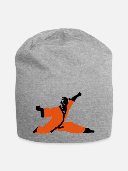 Kung fu - Jersey-Beanie - Grau meliert