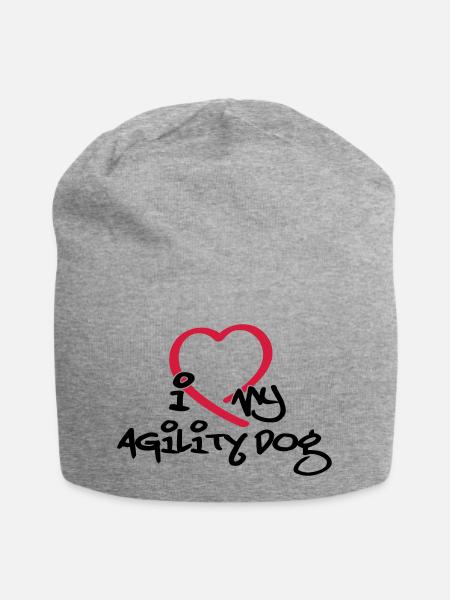 Agility dog - Bonnet en jersey - gris chiné