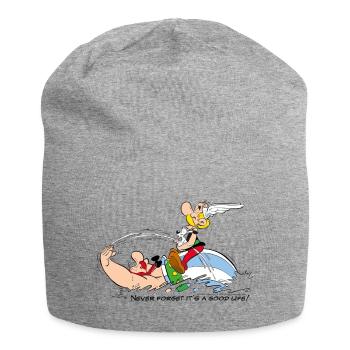 Asterix Never Forget It s A Good Life - Bonnet en jersey - gris chiné - Devant