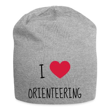 Orienteering Orientierungslauf Orientation - Jersey Beanie - heather grey - Front