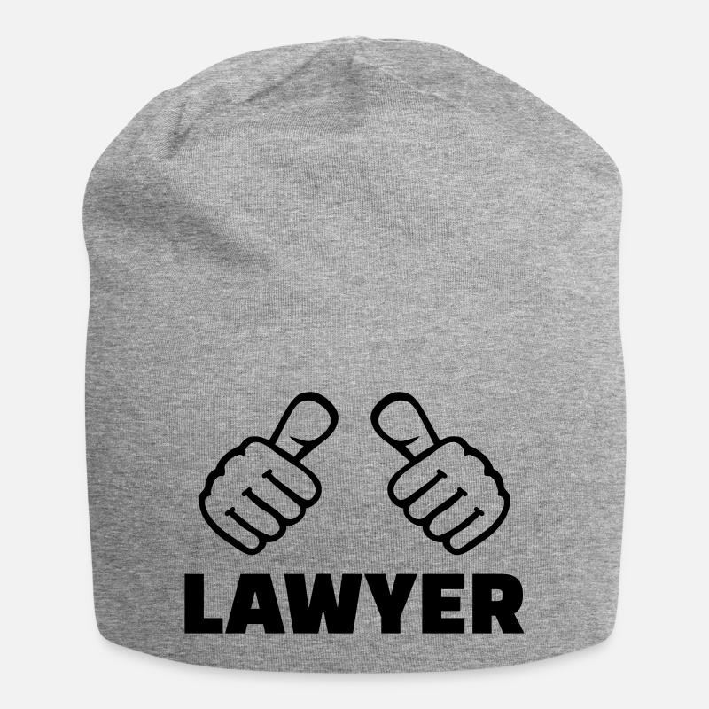 Avocat - Bonnet en jersey - gris chiné