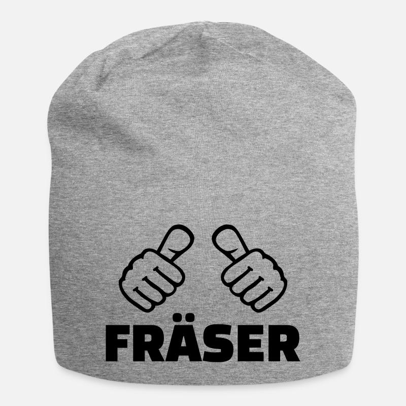 Fräser - Jersey-Beanie - Grau meliert