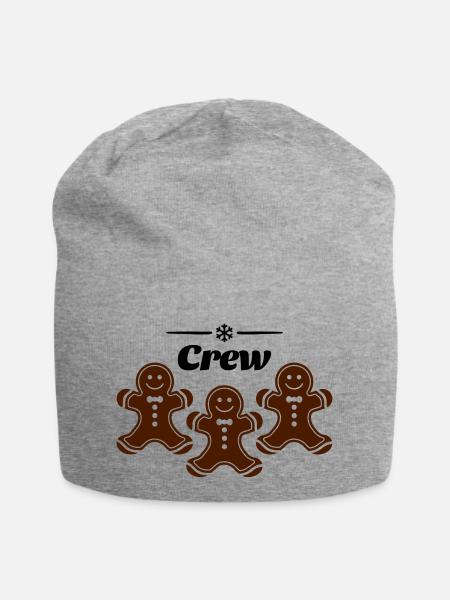 crew lebkuchenmann - Jersey-Beanie - Grau meliert