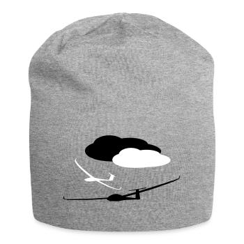 Planeur Planeur Planeur Planeur Pilote - Bonnet en jersey - gris chiné - Devant