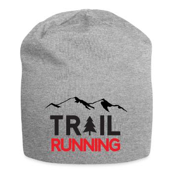 Trail Running - Jersey Beanie - heather grey - Front