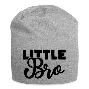 petit frère - Bonnet en jersey - gris chiné - Devant