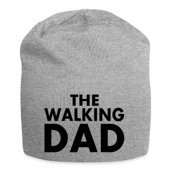 The walking dad - Bonnet en jersey - gris chiné - Devant