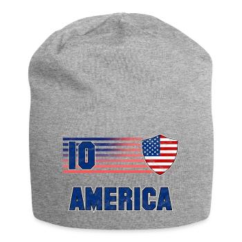 USA Soccer Team - Jersey Beanie - heather grey - Front