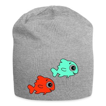 Pisces - Jersey Beanie - heather grey - Front