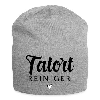 Tatort Reiniger - Jersey-Beanie - Grau meliert - Vorne