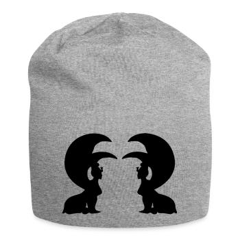 DIE UNENDLICHE GESCHICHTE SPHINX GATE BLACK - Jersey-Beanie - Grau meliert - Vorne