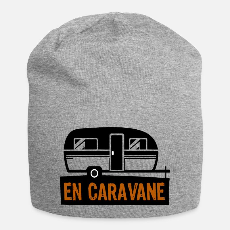 En Caravane - Bonnet en jersey - gris chiné