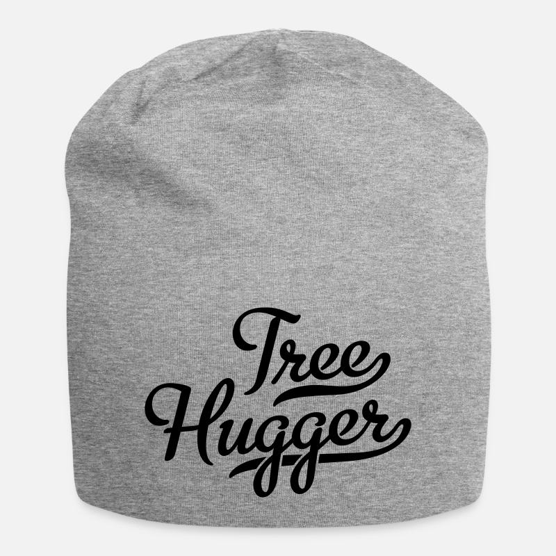 Tree Hugger - Jersey-Beanie - Grau meliert