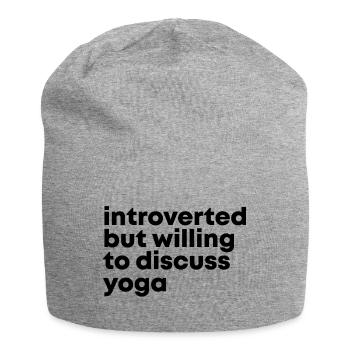 Yoga Yoga Yoga - Jersey Beanie - heather grey - Front