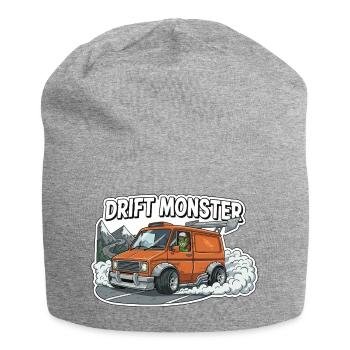 Drift Monster - Jersey-Beanie - Grau meliert - Vorne