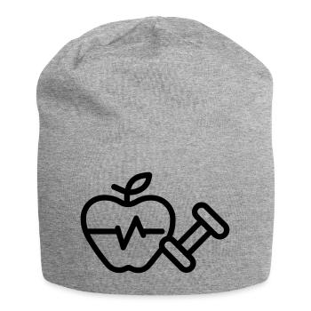 Healthy Lifestyle - Jersey Beanie - heather grey - Front