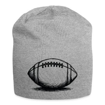 Vintage American Football Ball Sportsman - Jersey Beanie - heather grey - Front