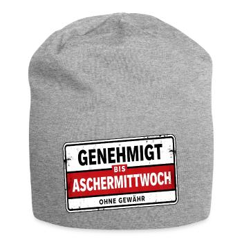 Satire approuvée jusqu’au mercredi des Cendres - Bonnet en jersey - gris chiné - Devant
