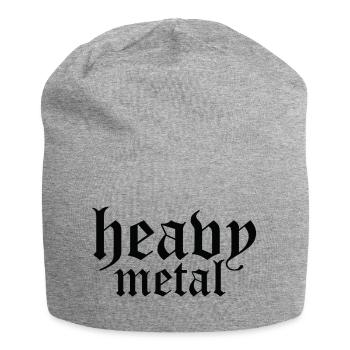 Écriture gothique heavy metal - Bonnet en jersey - gris chiné - Devant