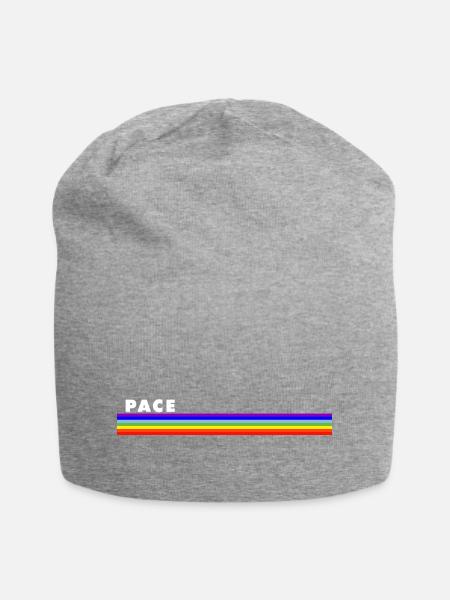 PACE - Jersey-Beanie - Grau meliert