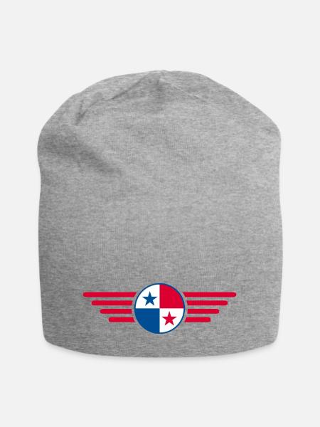 Ich liebe Panama, Eleganz Stil Design T-Shirt - Jersey-Beanie - Grau meliert