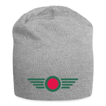 Ich liebe Bangladesch, Eleganz Stil Design T-Shirt - Jersey-Beanie - Grau meliert - Vorne